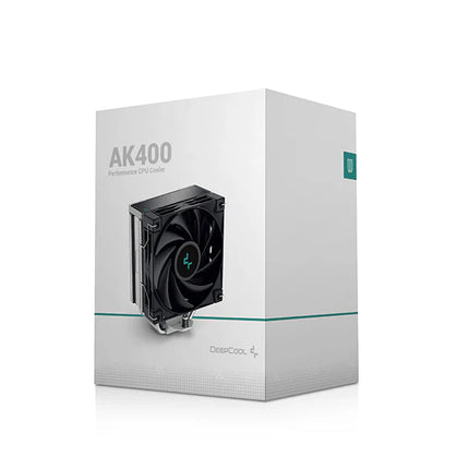 Enfriamiento de Aire DeepCool AK400 Zero Dark R-AK400-BKNNMN-G-2 | LGA1851 / AM5 | 1x120 mm | FDB