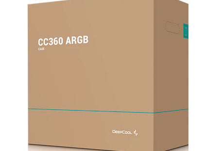 Case Gaming RGB DeepCool CC360 Mini Tower R-CC360| 3 Ventiladores de 140 mm | Vidrio Lateral | Malla Frontal