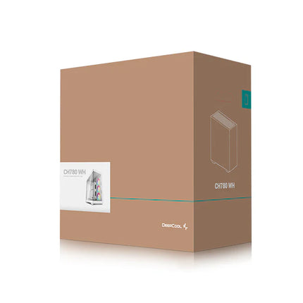 Case Gaming DeepCool CH780 | ATX Max Premium | Vidrio Templado Frontal y Lateral | Blanco
