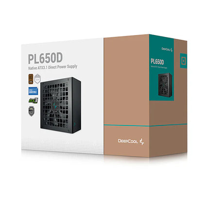 Fuente de Poder DeepCool PL650D 650W R-PL650D-FC0B-JDUS-V2 | 80 PLUS Bronze | No Modular