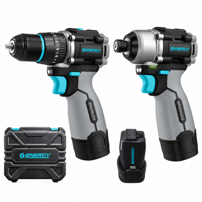 Energy Kit Taladro y Llave de Impacto 18 V, DDIB13+IS14 K2