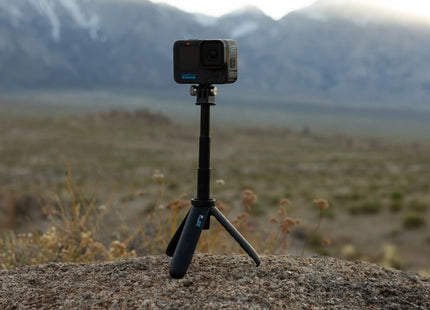 Detalle empuñadura antideslizante GoPro Shorty para mejor agarre