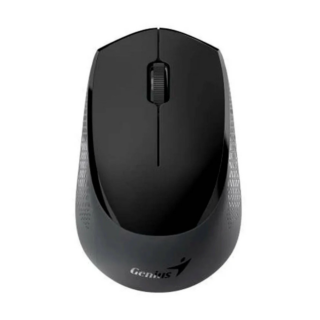 Mouse Genius RS2 NX-8000S | Inalámbrico con receptor USB | Sensor óptico 1200 DPI | Diseño compacto | Color Negro