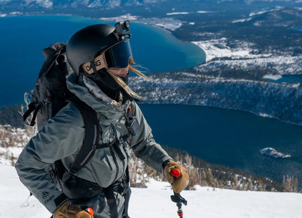 Cámara GoPro HERO vista de ángulo inferior con adaptadores