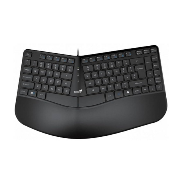 Teclado Genius ERGO KB-700 | Alámbrico USB | Español | Membrana | Diseño Ergonómico