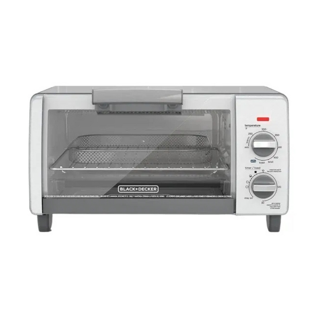 Horno Tostador con Freidora de Aire Black+Decker TO1785SG‑LA | 9″ (4 rebanadas) | 1150 W | 5 Funciones | Convección EvenToast™