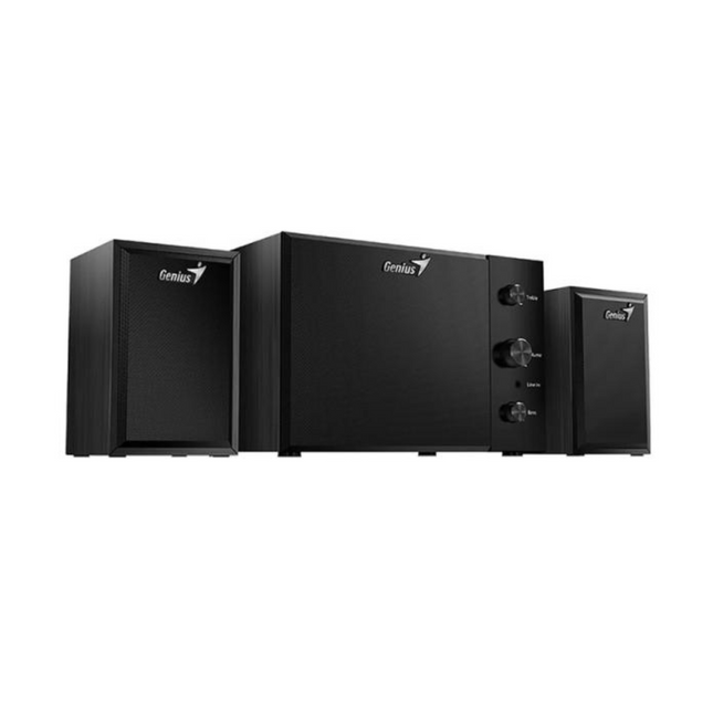 Parlante Genius SW350 2.1 | Sonido Estéreo | Subwoofer | 10W RMS | Control de Volumen