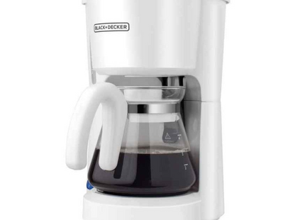 Cafetera Black+Decker CM0701W | 5 Tazas | 650 W | Filtro Permanente | Sneak‑A‑Cup™