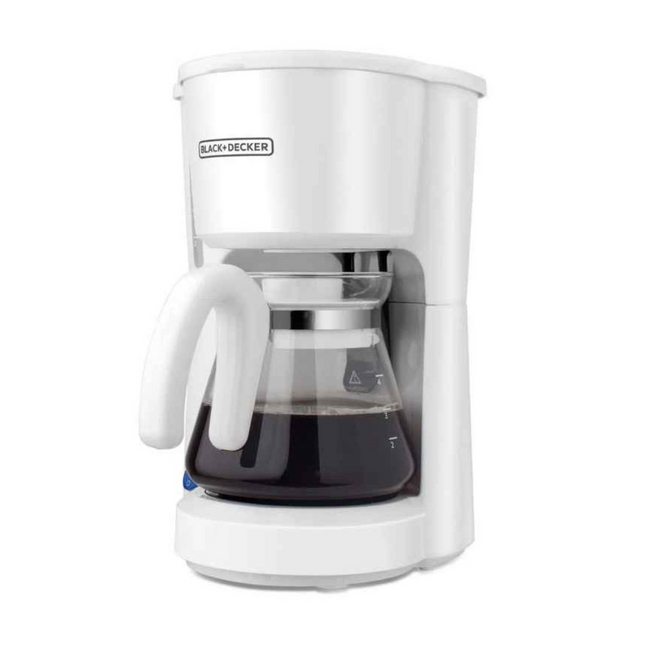 Cafetera Black+Decker CM0701W | 5 Tazas | 650 W | Filtro Permanente | Sneak‑A‑Cup™