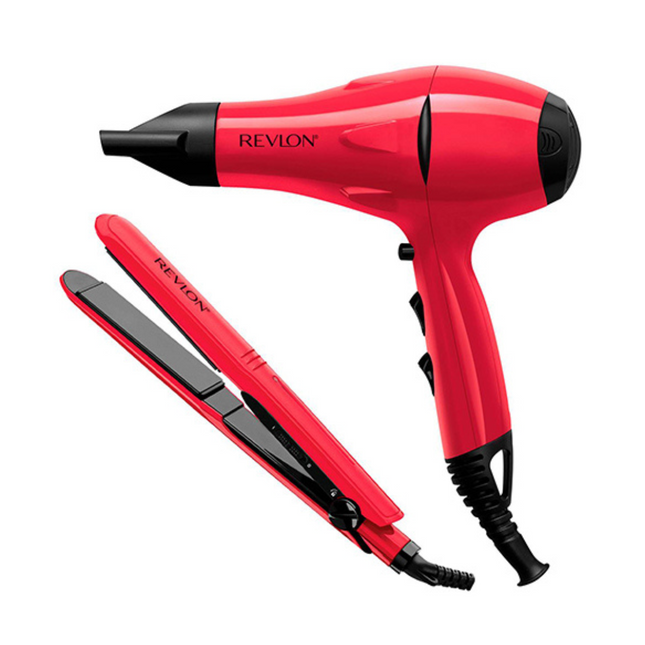Set Estilizador Control Frizz Rojo 20un Revlon | Para mantener tu peinado en su lugar sin frizz