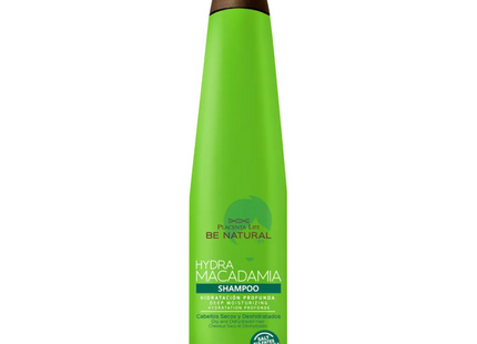 Shampoo Hidratante Macadamia Placent Life | 350ml | Hidratación profunda para cabello reseco o sin brillo