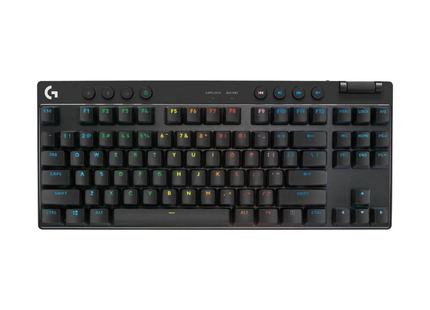 Teclado Gaming RGB Logitech G Pro X TKL | Mecánico | Inalámbrico | Inglés