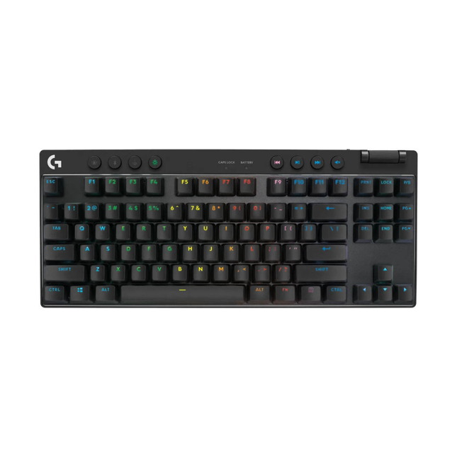 Teclado Gaming RGB Logitech G Pro X TKL | Mecánico | Inalámbrico | Inglés