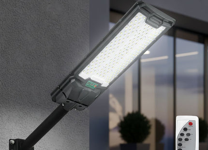 GEL Lámpara LED Calle con Panel Solar 300W vista frontal