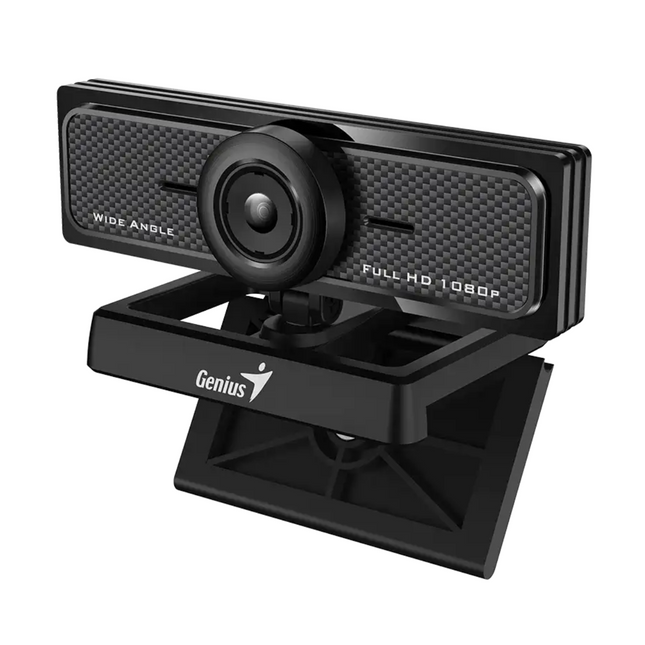 Cámara web Genius WideCam F100 V2 vista frontal con lente gran angular 120 grados