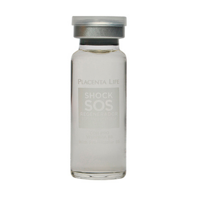 Ampolla Shock SOS Regenerador Capilar 15ml Placent Life | Para reparar y regenerar el cabello dañado