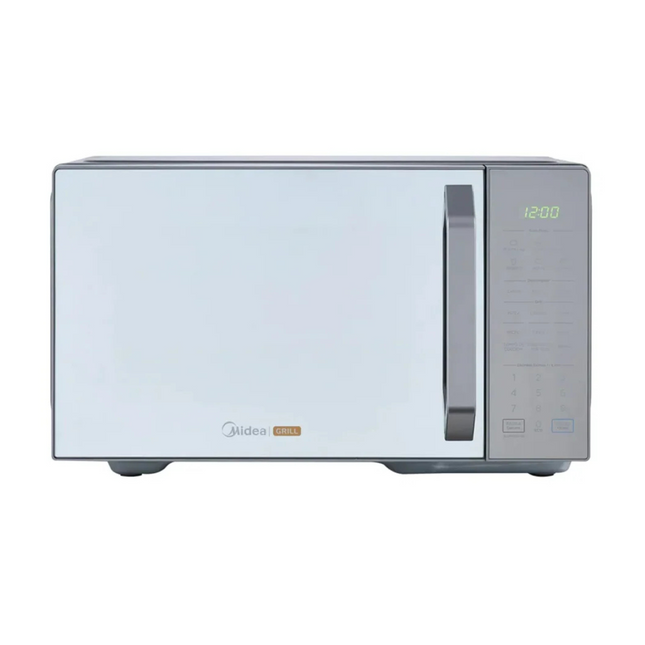 Microondas Midea MMDXG11S2MG | 1.1 p³ | 1500 W | Puerta espejo gris | Grill 1100 W