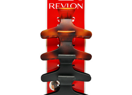 Pinzas Piraña para Cabello Revlon x4 | Para sujetar el cabello con fuerza y sin dañarlo