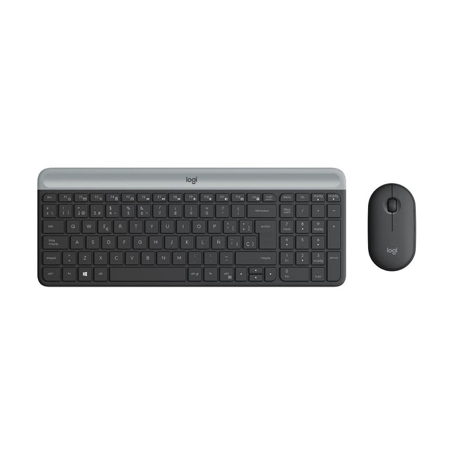 Teclado y Mouse Logitech Slim MK470 | Inalámbrico | Diseño Ultra Delgado