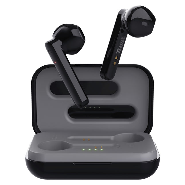 Audífonos Trust BT Control Táctil Negro modelo 23712 vista frontal