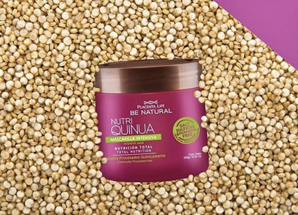 Mascarilla Nutritiva Quinua 350 g | Placenta Life | Nutre, fortalece y aporta brillo extremo con proteína de quinua