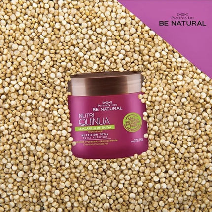 Mascarilla Nutritiva Quinua 350 g | Placenta Life | Nutre, fortalece y aporta brillo extremo con proteína de quinua