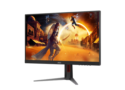 Monitor AOC 27G4H vista posterior mostrando conectores HDMI, DisplayPort y puertos de entrada