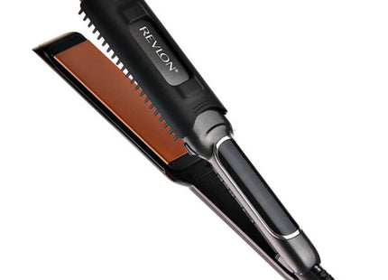 Alisadora Extra Larga con Cera Revlon RVST21 | Para un alisado profesional y protección con cera