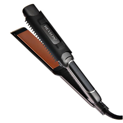 Alisadora Extra Larga con Cera Revlon RVST21 | Para un alisado profesional y protección con cera