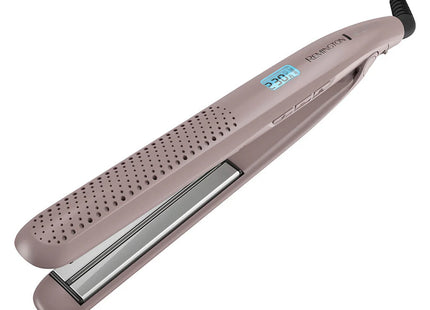 Plancha Alisadora Remington Húmedo y Seco S27A (110) F | Sensor Inteligente | Cerámica Anti-Frizz | Hasta 230 °C | Pantalla Digital