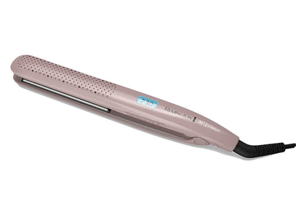 Plancha Alisadora Remington Húmedo y Seco S27A (110) F | Sensor Inteligente | Cerámica Anti-Frizz | Hasta 230 °C | Pantalla Digital