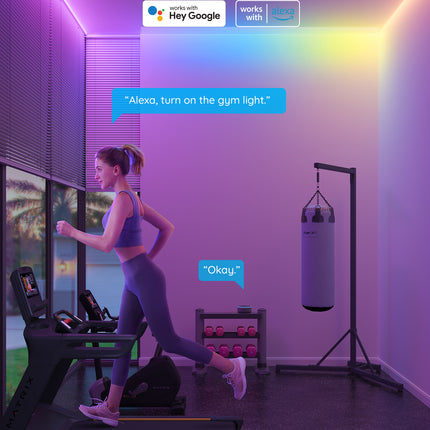 Cable de Luces Govee RGBICW LED Strip Lights 5 Metros | H61E1 | RGBICW | Control por App y Voz