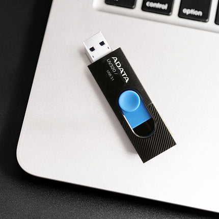 Memoria USB ADATA UV320 64GB | USB 3.1 Gen 1 | Negro/Azul | Lectura hasta 100MB/s