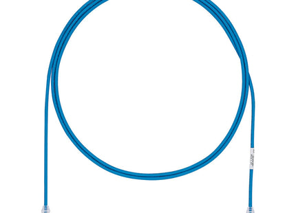 Panduit patch cord TX6A Cat6A UTP28X5BU azul, etiqueta RapidID
