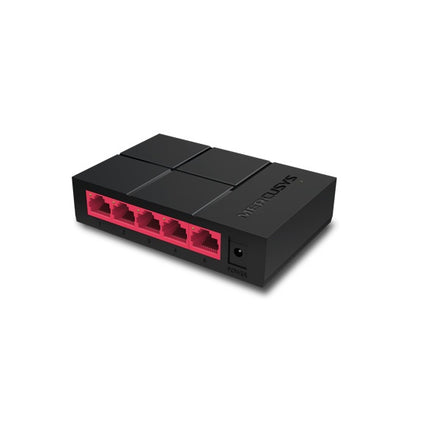 Switch Mercusys MS105G | 5 Puertos | 10/100/1000 Mbps | Auto-Negociación | Plug & Play | Diseño Compacto