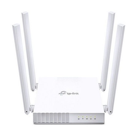 Router TP-Link Archer C24 AC750 | Dual Band 2.4GHz y 5GHz | 4 Antenas | 4x LAN 100Mbps | Modo Repetidor | Blanco