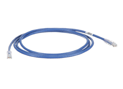 Panduit patch cord NetKey Cat 6 NK6PC7BUY azul, detalle del latch