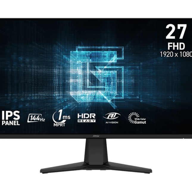Monitor Gaming MSI G275L E14 | 27” Plano | FHD 1920 x 1080 | 144Hz | IPS | HDMI 2.0