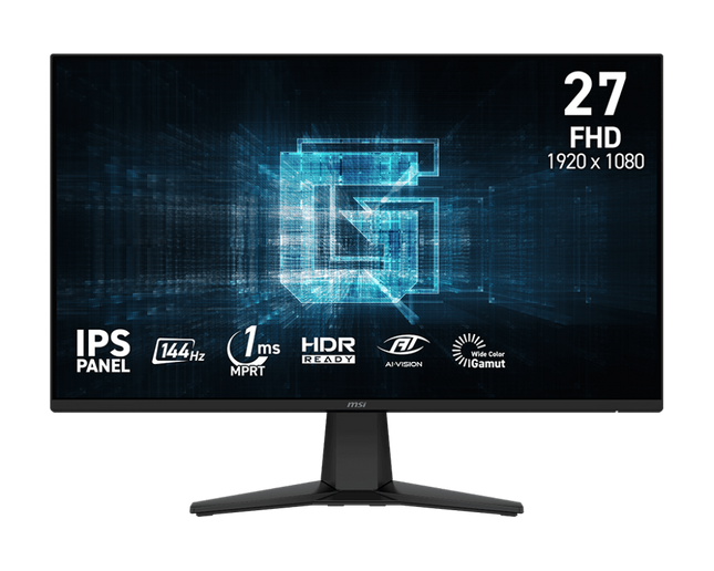 Monitor Gaming MSI G275L E14 | 27” Plano | FHD 1920 x 1080 | 144Hz | IPS | HDMI 2.0