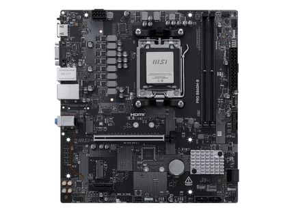 Socket AM5 y slots DDR5 de Tarjeta Madre MSI PRO B840M-B