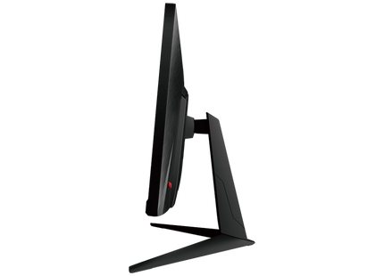 Base y soporte ajustable del monitor MSI G2412V con detalles de construcción