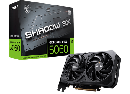 Parte trasera tarjeta video MSI RTX 5060 con conectores de salida