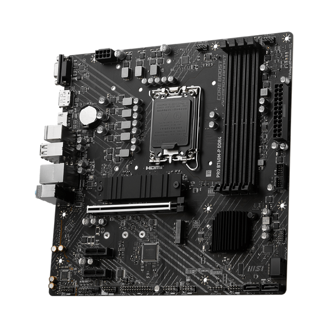 Tarjeta Madre MSI PRO B760M-P | LGA 1700 | DDR4 | Micro-ATX