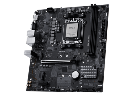 Conectores SATA y puertos traseros MSI PRO B840M-B