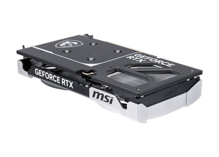 RTX 5060 Ti MSI conectores de alimentación y puertos de salida traseros