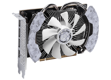 Detalle posterior de GPU MSI GeForce RTX 5060 con puertos de video HDMI y DisplayPort