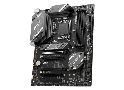 Detalle socket LGA1700 y slots de memoria DDR5 de la MSI B760 Gaming Plus