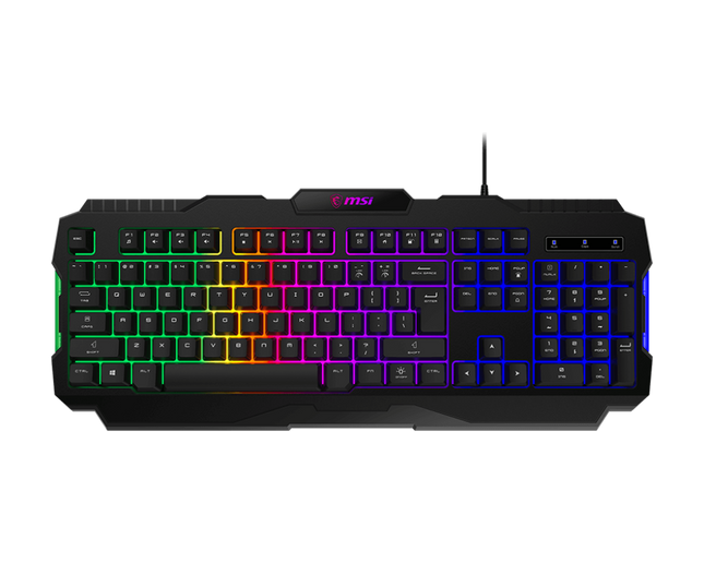 Teclado y Mouse Gaming MSI Forge GK100 LS | Combo Gaming RGB | USB | Español