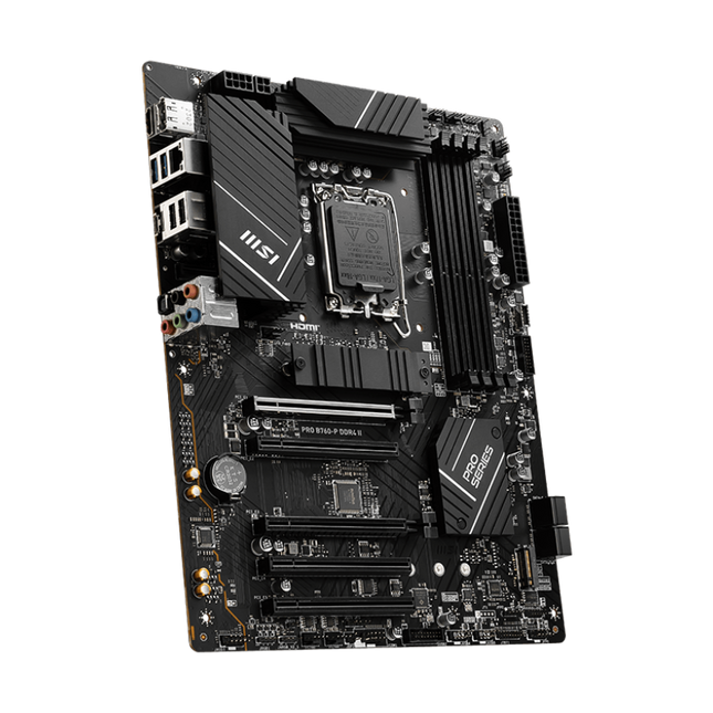 Tarjeta Madre MSI PRO B760-P II DDR4 | LGA1700 | ATX | 4 x DDR4 | PCIe 4.0 | 2 x M.2 | 6 x SATA