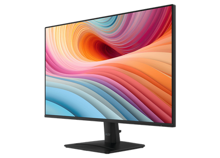 Monitor MSI PRO MP275 E2 vista trasera con puertos HDMI y DisplayPort